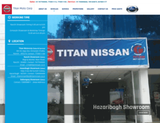 titannissan.co.in screenshot