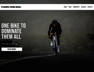 titanracingbikes.com screenshot