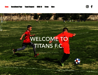 titansclubsoccer.org screenshot