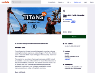 titansrace.com screenshot