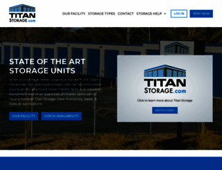 titanstorage.com screenshot