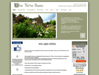 tithebarn-rutland.co.uk screenshot