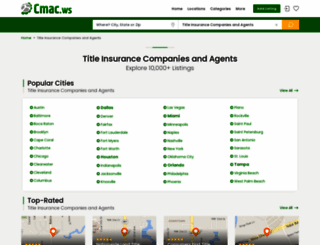 title-insurance-companies.cmac.ws screenshot