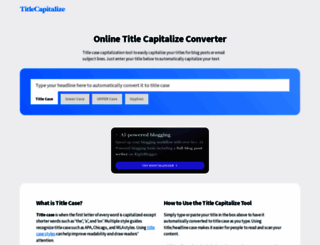 titlecapitalize.com screenshot