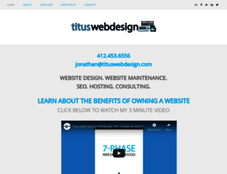 tituswebdesign.com screenshot