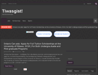 tiwasgist.com screenshot