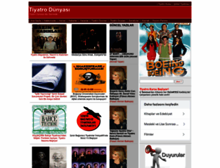 tiyatrodunyasi.com screenshot
