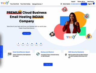 tizzycloud.com screenshot