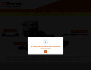 tjforge.co.id screenshot