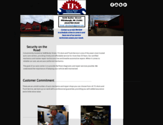 tjsautotruck.com screenshot