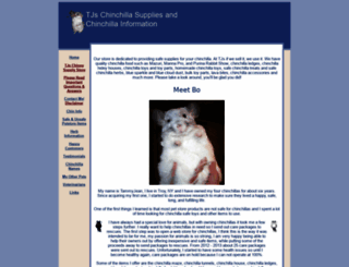 tjschinchillasupplies.com screenshot