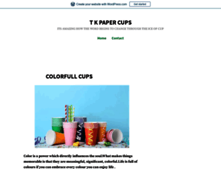 tkpaper.wordpress.com screenshot
