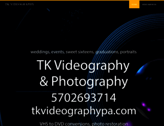 tkvideographypa.com screenshot