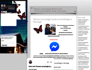 tlumacznorweskiego.no screenshot