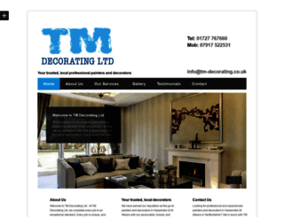 tm-decorating.co.uk screenshot