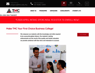 tmc.edu.my screenshot