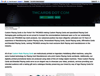 tmcards.com screenshot