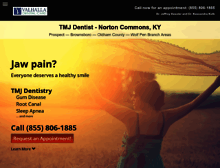 tmjdentistlouisville.com screenshot