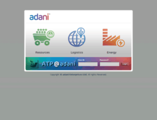 tms.adani.com screenshot