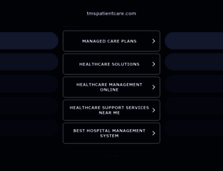 tmspatientcare.com screenshot