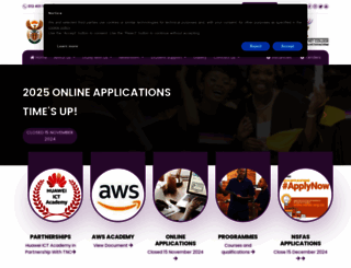 tnc.edu.za screenshot