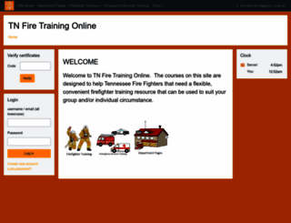 tnfiretraining.com screenshot