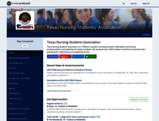 tnsa.nursingnetwork.com screenshot