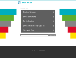 tnschools.emis.co.in screenshot