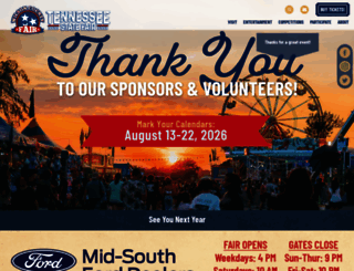 tnstatefair.org screenshot