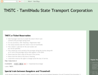 tnstc.info screenshot