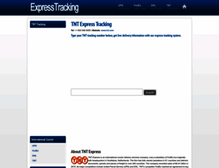 tnt.expresstracking.org screenshot