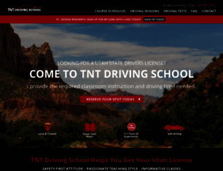 tntdriveschool.com screenshot