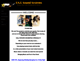 tntsoundsystems.com screenshot