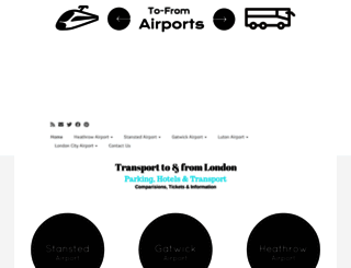 to-from-airports.com screenshot
