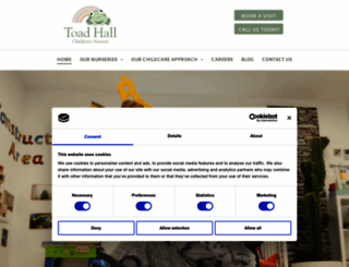 toadhall-nursery.co.uk screenshot