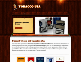 tobacco-usa.weebly.com screenshot