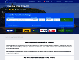 tobagocar.com screenshot