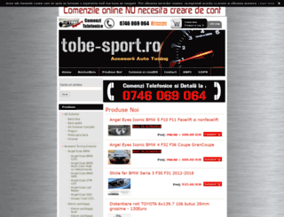 tobe-sport.ro screenshot
