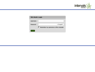 tobocinternational.intervalsonline.com screenshot