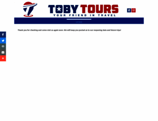 tobytours.net screenshot