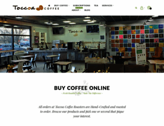 toccoacoffee.com screenshot