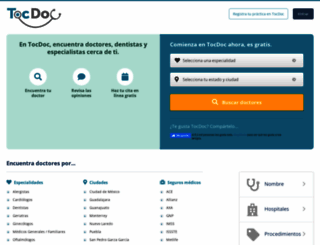 tocdoc.com screenshot