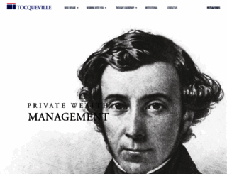 tocqueville.com screenshot