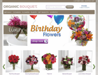 today.organicbouquet.com screenshot