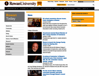 today.rowan.edu screenshot