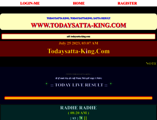 todaysatta-king.com screenshot