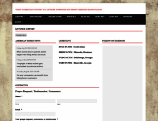 todayschristiancountry.com screenshot