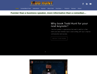 toddhuntspeaker.com screenshot