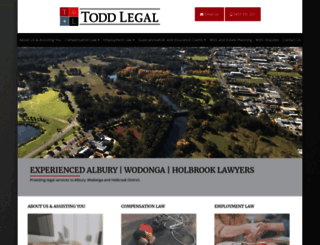 toddlegal.com.au screenshot