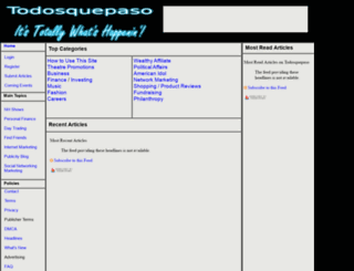 todosquepaso.com screenshot